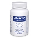 Καθαριστικό ήπατος - Καθαριστικό ήπατος & GI Detox * - με εκχύλισμα άλφα λιποϊκού οξέος & κουρκουμίνης - Χωρίς γλουτένη & μη ΓΤΟ - 60 κάψουλες
