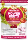 Sağlıklı Delights Naturals Power Beets Soft Chews, Delicious Strawberry Burst, Interd Superfood Supplement, Supports Circulation, Natural Energy & Stamina, 30