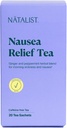 NATALIST Nausea Relief Tea Ease Living Morning Hastaness Calming Plant-Based Comfort Assembly for Women - Digestive Soothing Organic Ginger & Peppermint - Vegan, Gluten-Free, Caffeine-Free - 20 Çanta