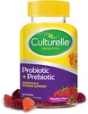 Culturelle Kids Chewable Probiyotiks for Kids Ages 3+, 30 Kont Daily Probiyotik Gummies for Women & Men, Berry Flavor, 52 Count Count