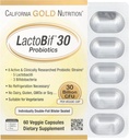 California Gold Nutrition LactoBif® 30 Probiyotiks, 30 Milyar CFU, 60 Veggie Capsules