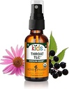 Herb Pharm Kids sertifikalı-Organic Alkol Özgür Throat TLC Herbal Mix, 1 Ounce