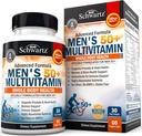 Erkekler için Günlük Multivitamin 50 ve Over - Kalp Sağlığı Desteği için Tamam - çinko, A, B, C, D3, E Vitaminler - Memory & Brain Health Support - Tüm Vücut Sağlığı için Tasarlanmış - 60 Kont