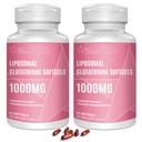 Liposomal Glutathione Softgels 1500MG, Vitamin C, Better Abors, Non-GMO Sağlıklı Aging için Güçlü Antioksi, Detox, Immune Health,120 Softgels