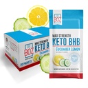 Dr. Boz - Keto BHB Toz - Cucumber Lemon, 20 Packets - Ketonlar - Enerjiyi artırmak ve Cravingları azaltmak - Max Strength Diyetary Supplement - Quality Tested - ABD'de Made - 10.9oz (310g)