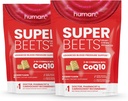 HumanN SuperBeets Heart Chews Advanced - 100mg of CoQ10 Plus Beetroot & Grape Tohumu