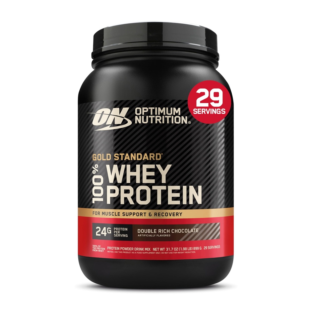Optimum Beslenme Altın Standardı 100% Whey Protein Toz, Çift Zengin Çikolata 1.98 Pound (Pazar Mayıs Vary)