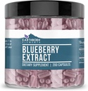 Earthborn Elements Blueberry 10:1 Extract Capsules, Pure & Undiluted, No Additives