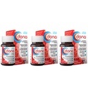 Dona Crystalline Glucosamine Sulfate, 750 Mg, Diz Comfort & Ortak Sağlık Desteği için Ortak Supplement Pills, 750 Mg, 60 Kont (3 Pack)