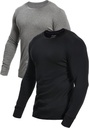 Comfneat Men's 2Pack Long Gömleks Cotton Undershirts