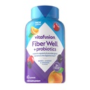 Yetişkinler için Vitafüzyon Fiber Well + Probiyotikler Gummies - Digestive Health ve Probiyotikler için 3g Fiber*, 60 Count Count Count Count