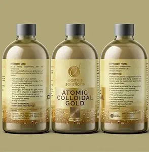 Golden - Saf Atom Koloidal Gold Solution for Enhancing Wellness and mental Clarity - Doğal Sağlık için Premium Ionic Supplement