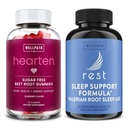 WellPath Beet Root Gummies (Sugar Free) 1500 mg – Βατόμουρο άρωμα για την υποστήριξη της πίεσης του αίματος και υπόλοιπο βαλεριάνας Root Sleep Aid για ενήλικες με μελατονίνη & L-Θεανίνη - Φυσική υποστήριξη ύπνου, 60 Ct