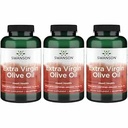 Swanson Extra Virgin Olive Oil - Φυσικό συμπλήρωμα στήριξης της καρδιοαγγειακής υγείας w/Essential Faty Acids - Made w/Organic Cold-Pressed Olive Fruit - (120 Softgels, 1g Κάθε) 3 Pack