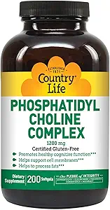 Ülke Life Phosphatidyl Choline Kompleksi, Sağlıklı Bilişsel Fonksiyonlu, 1200 mg, 200 Softgels