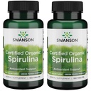 Swanson Certified Organic Spirulina 500 mg 180 Tabs (2 Συσκευασία)