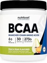 Nutricost BCAA Toz 2:1 (Peach Pear, 30 Hizmet) - Branşlı Zincir