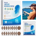 Cruise, Sea Hastaness Patch for Dizziness Vertigo & Nausea Relief, Kids and Yetişkinler Travel Essentials for Cruise/car/Airplane/Amusement Park Trip (18)