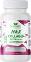 Max Collagen Plus C (60 caps) - Όλες οι κάψουλες φυσικού κολλαγόνου με βιοτίνη & βιοπερίνη για την ενίσχυση της ενυδάτωσης κατά της γήρανσης & της σύσφιξης του δέρματος - χάπια κολλαγόνου για την ενίσχυση οστών & νυχιών