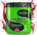 Species Nutrition Fiberlyze Fiber Supplement, Psyllium Based Soluble & Insoluble Fiber Powder for Healthy Colon, Digestive Functions (Fruit Punch, 30 Servings)