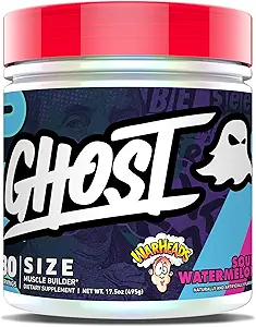 GHOST Boyut Kas Builder Diyeter Supplement - Warheads Sour Watermelon, 30 Hizmet - Erkekler ve Kadınlar için Kreatif Bina Tamamları - Şeker ve Gluten Ücretsiz, Vegan