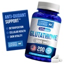 Vitaminler gibiyiz | NSF sertifikalı Glutathione Supplement | ABD'de Üretildi | Yüksek Biyo kullanılabilir | L-Glutathione Antioksi Support|500 mg Per | 200 Capsules