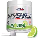 EHP Labs OxyShred Non Simulant Pre Workout Powder - Stim Free Pre Workout, Caffeine Free Preworkout για άνδρες και γυναίκες - Non Stim Preworkout - Sugar Free Energy Powder - Mojito, 60 Υπηρεσίες