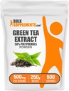 BulkSupplements.comgreen Tea Extract Toz -% 50 Polyols Supplement, EGCG Supplements - Gluten Free, 500 mg per Service, 250g (8.8 oz) (Pack of 1)