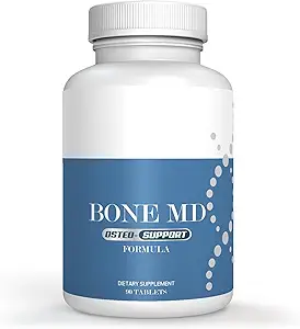 Bone MD Osteo Strength Ultimate Health Support | Kadınlar ve Erkekler için Tamam | Yoğunluğu 90 Tabletler