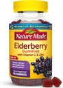Nature Made Elderberry with Vitamin C and çinko, Diyetary Supplement for Immune Support, 100 Gummies, 50 Day Supply