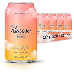 Ανάπαυλα Μαγνήσιο & Adaptogen Drink, Relaxation Beverage, 12 Ουγγιά (Grapefruit Tangerine, 12 pack)