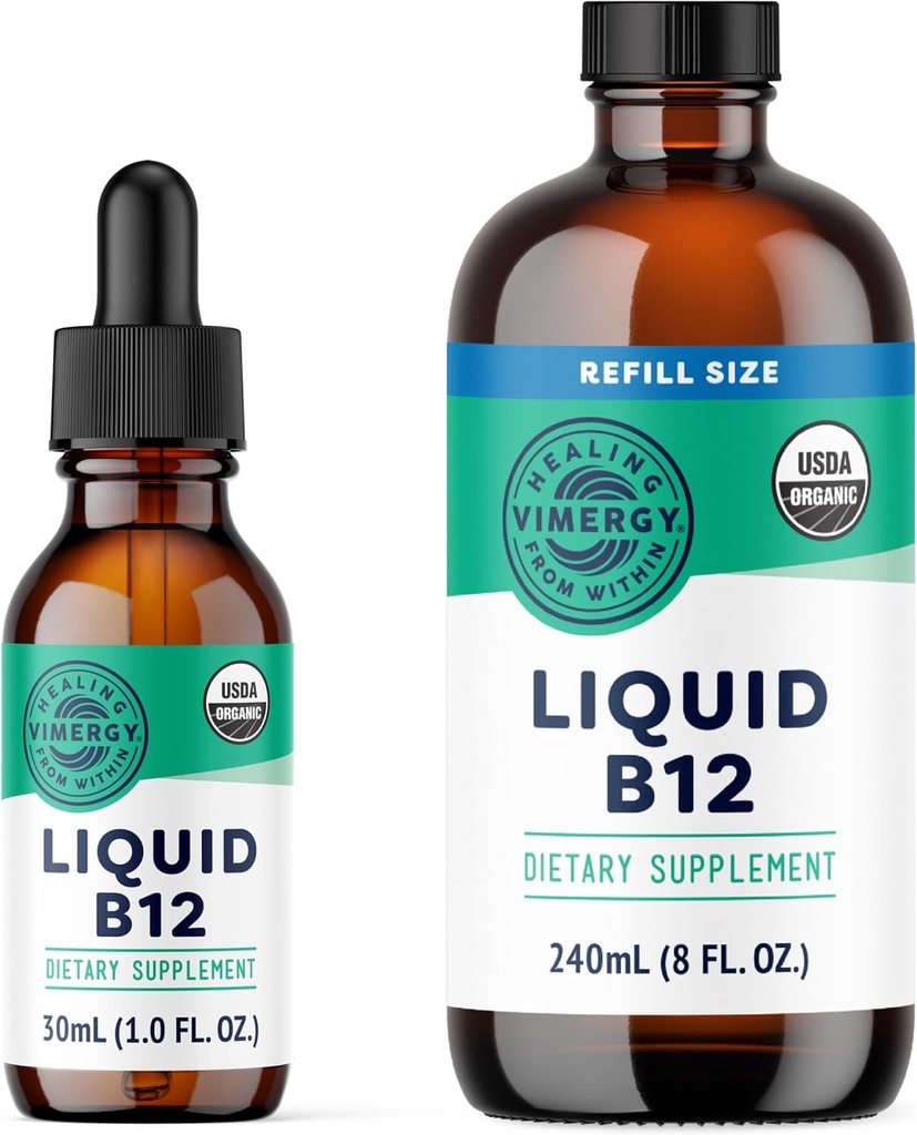 Vimergy Liquid B12 (30 mL) και Liquid B12 Refill (240 mL) - Δέσμη
