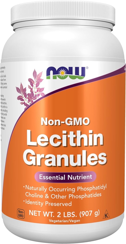 Şimdi Gıdalar Tamamlar, Lecithin Granules doğal olarak Phosphatidyl Choline ve Diğer Phosphatides, 2Pound