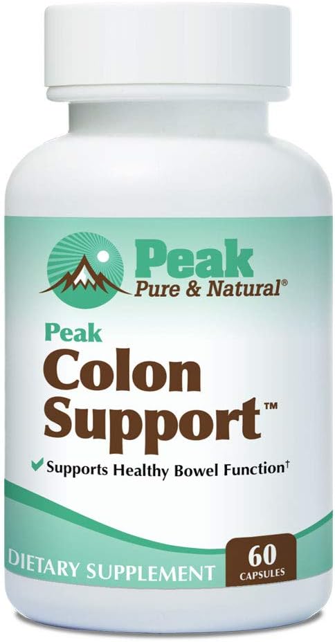 Κορυφή Pure & Natural Colon Υποστήριξη - Colon Cleanse και Detox συμπλήρωμα για την Digestive Υγεία - Υποστηρίξτε την υγεία με Inulin και Senna Leaf Extracts - με Ίνες, Πρεβιοτικά, και Προβιοτικά - 1 Pack