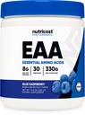 Nutricost EAA Toz 30 Hizmetler (Mavi Raspberry) - Essential Amino Asitler - Non-GMO, Gluten Free, Vegetarian Friendly Friendly Friendly Friendly