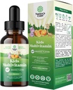 Natures Craft Liquid Multivitamin for Kids Immunity Support - Yummy Toddler Supplement with a C D3 E B6 and Vitamins of All Ages High Abors