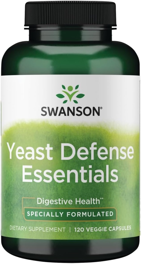 Swanson Yeast Defense Essentials 200 Milyon Cfu 120 Veg Capsules