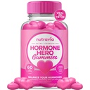 Kadınlar için Hormon Dengesi + PMS Relief Supplement - Destekler Mood Swings, Clear Skin, Reduced Cramps and Bloating - Hormonal PMS Gummies Pırık, Dong Quai (60 Gummies)