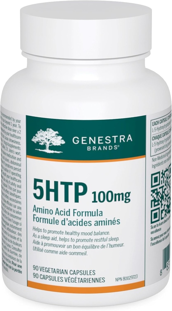 Genestra Brands 5HTP 100 mg | Support for Sleep and Mental Balance | 90 Capsules