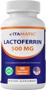 Vitamatic Lactoferrin 500 mg – 60 Sebze Kapsülleri Sağlıklı Immune Fonksiyonları