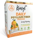 Konsyl Daily Fiber Orange 100% Φυσικό Psyllium Husk σε σκόνη - Φυσικά ζαχαρωμένο - Χωρίς γλουτένη - 30 Ατομικές Σακούλες