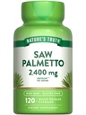 Nature's Truth Saw Palmetto Extract | 2400 mg | 120 Capsules | Non-GMO & Gluten Free Supplement Supplement