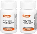 Rugby Daily-Vite Multivitamin - Daily Vitamin Supplement - 100 Tablet (2 Pack)