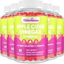Μητρικό μητρικό μηλίτη μηλίτη, Keto ACV Gummies 2000MG - Διατροφή καθαρισμού & Detox, Max δύναμη ACV Gummies με πράσινο τσάι, σμέουρο, B12 και προβιοτικά για το μεταβολισμό & Digestive υγεία, συσκευασίες των 5