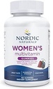 Nordic Naturals Women's Multivitamin Gummies, Mixed Berry - 60 Gummies - Support for Healthy Skin, Hair, Bones, Energy & Immunity - Non-GMO, Vegetarian - 30 Servings