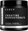 Kaged Kretine Monohidrat Micronized Toz | Unflavored | Muscle Building & Recovery | 5000 mg Per | Vegan, Gluten Free, Easy Digestible | Supplements for Men & Women | 100 Servisler