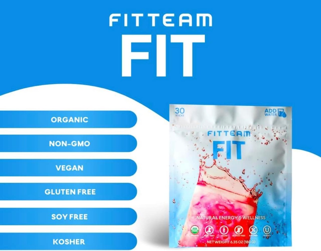 Fitteam Fit 30 Bireysel Sticks (30 Günlük Supply) Yeni Geliştirilmiş Formula