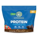 Organic Plant Based Protein Powder | Vegan Organic Protein Powder Chocolate Flavored with BCAA Amino Acids & Hemp Seed Pea Blend | Non-GMO Soy Dairy Filler & Gluten Free (Chocolate, 90 Servings)