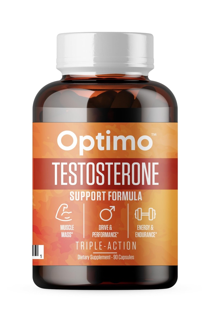 Ultimate Natural Testosterone Support for Men & Women - Testosterone Optimization, Stamina, Muscle - Tongkat Ali, Tribulus, Fenugreek, DAA, Ashwagandha, Maca, Boron, Zinc, VIT D - 90 Capsules