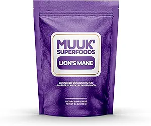 MUUK'un SFOODS Organik Lion's Mane Mushroom Toz
